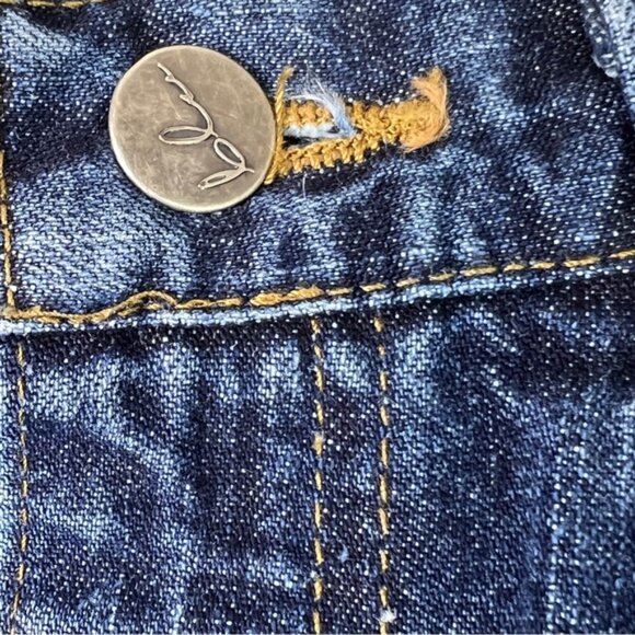 Blu Size 8 Medium Blue Denim Capri’s W/5 Pockets Vintage Y2K - Picture 6 of 10